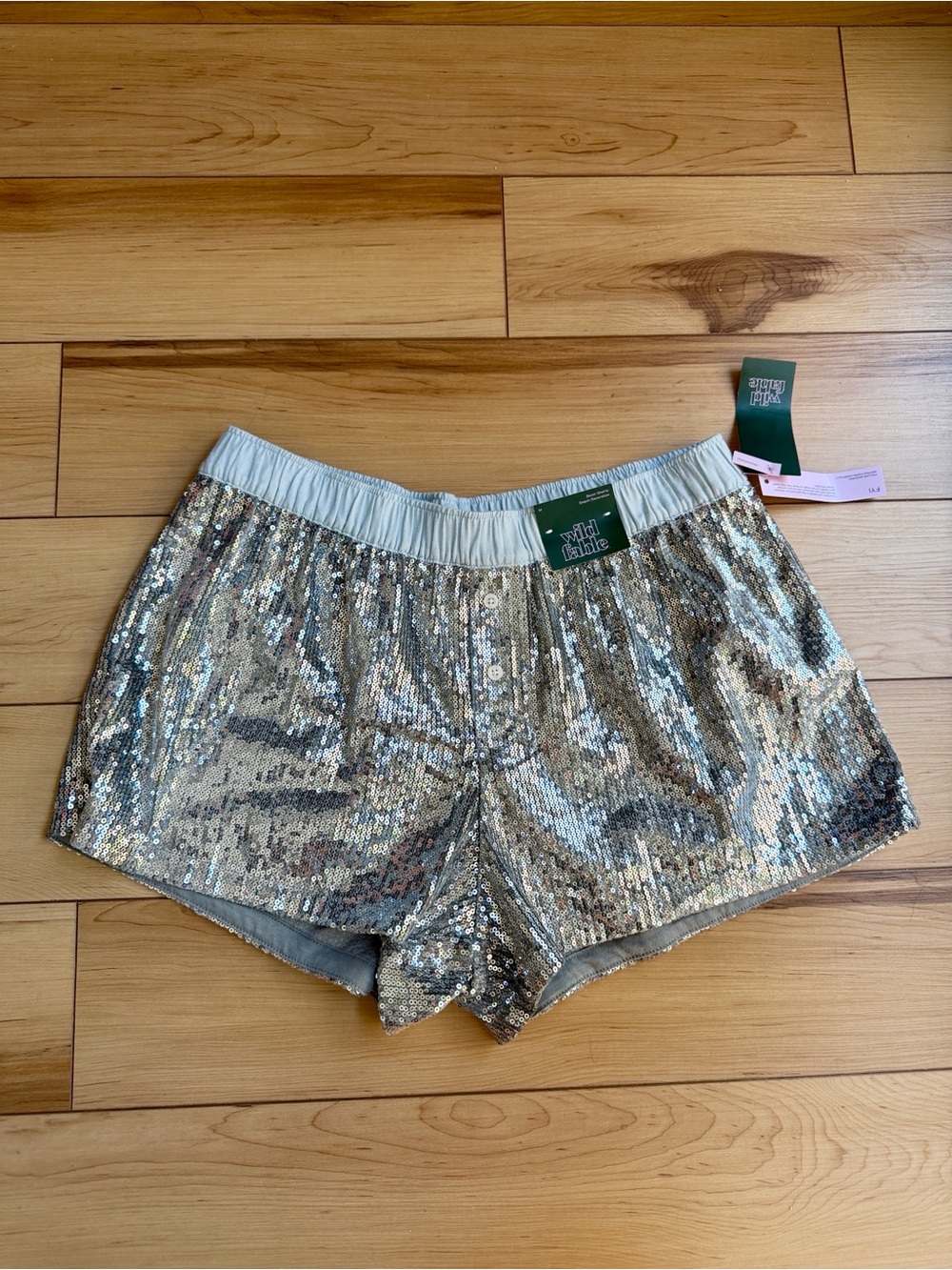 NWT Wild Fable Sequin Shorts Size Medium